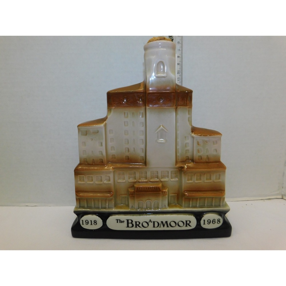Jim Beam Whiskey Decanter The Broadmoor 1918 to 1968 - Empty
